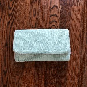 NWT - The Royal Standard Clutch in Mint/Cherry